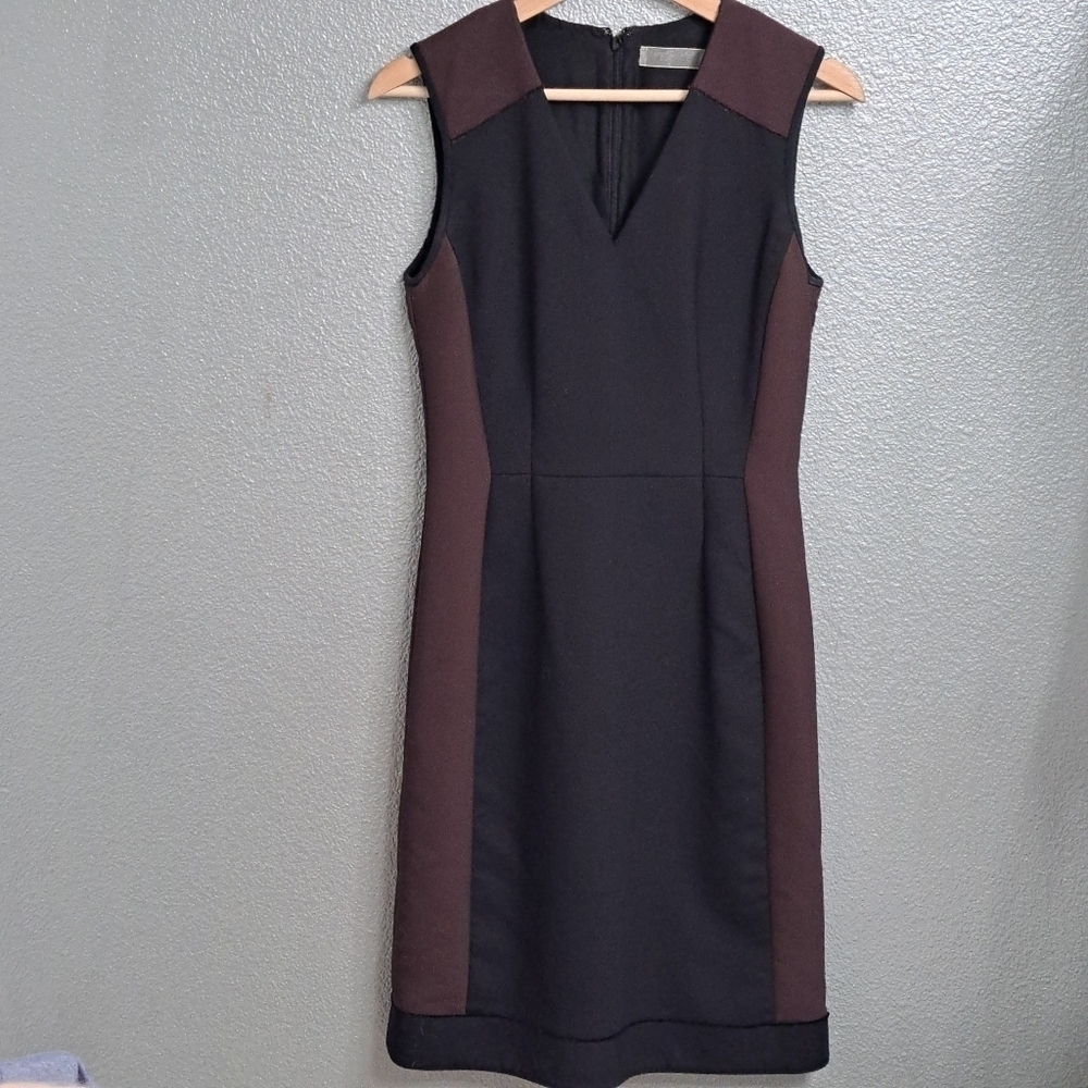 Designer Reed Krakoff Color Block Sheath Dress Custom Fit See Measurements